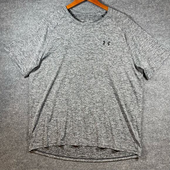 Under Armour Other - Under Armour The Tech Tee Men's XXL Heathered Gray Short Sleeve Activewear